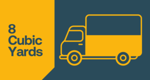 Half van load, 8 yard rubbish removal up to 400kg