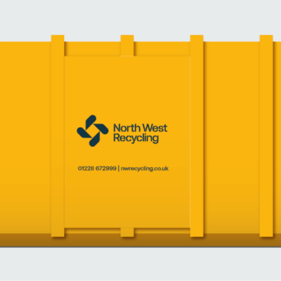 40 yard roll on roll off waste container skip hire in West Cumbria