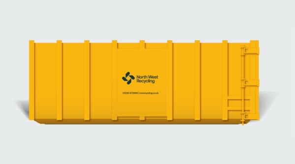 40 yard enclosed roll on roll off skip
